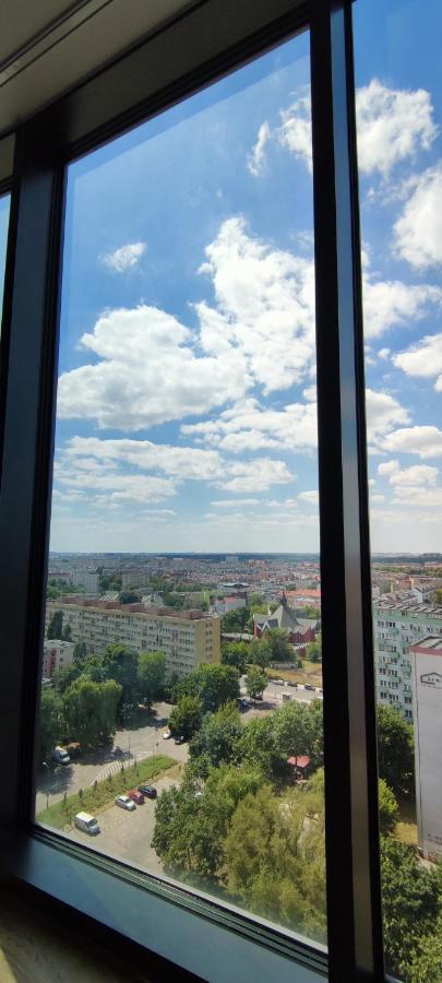 Aleda Tower, 14 Floor, Balkon Leilighet Szczecin Eksteriør bilde