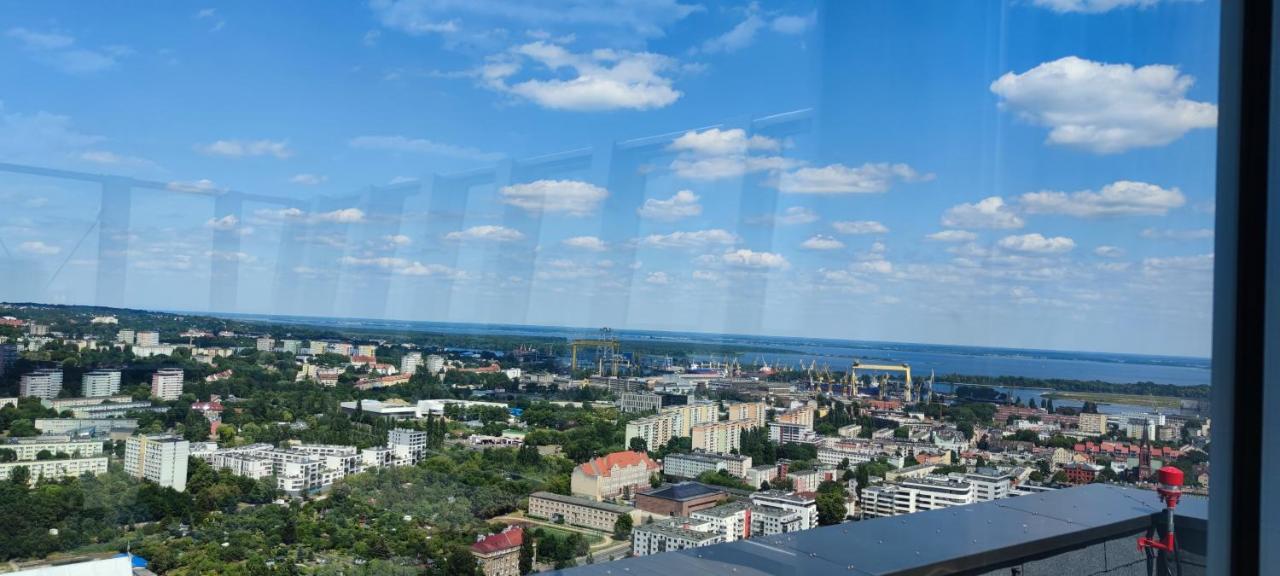 Aleda Tower, 14 Floor, Balkon Leilighet Szczecin Eksteriør bilde
