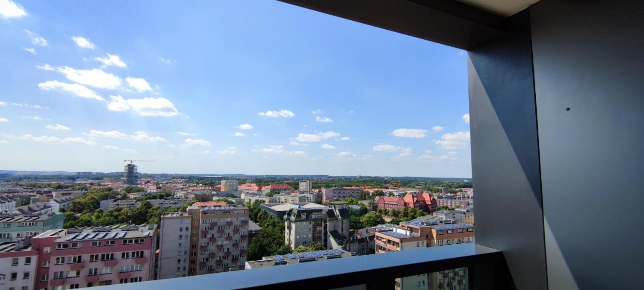 Aleda Tower, 14 Floor, Balkon Leilighet Szczecin Eksteriør bilde