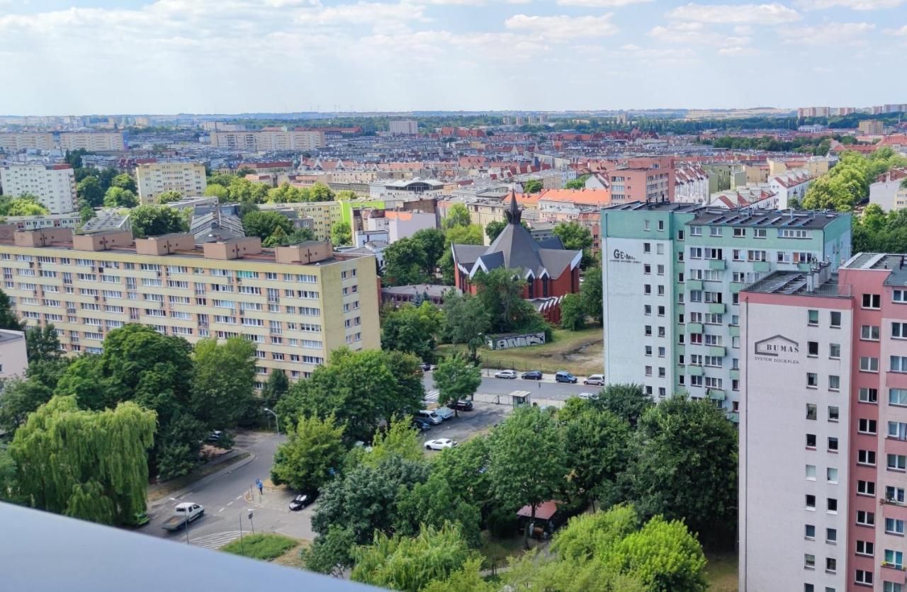 Aleda Tower, 14 Floor, Balkon Leilighet Szczecin Eksteriør bilde