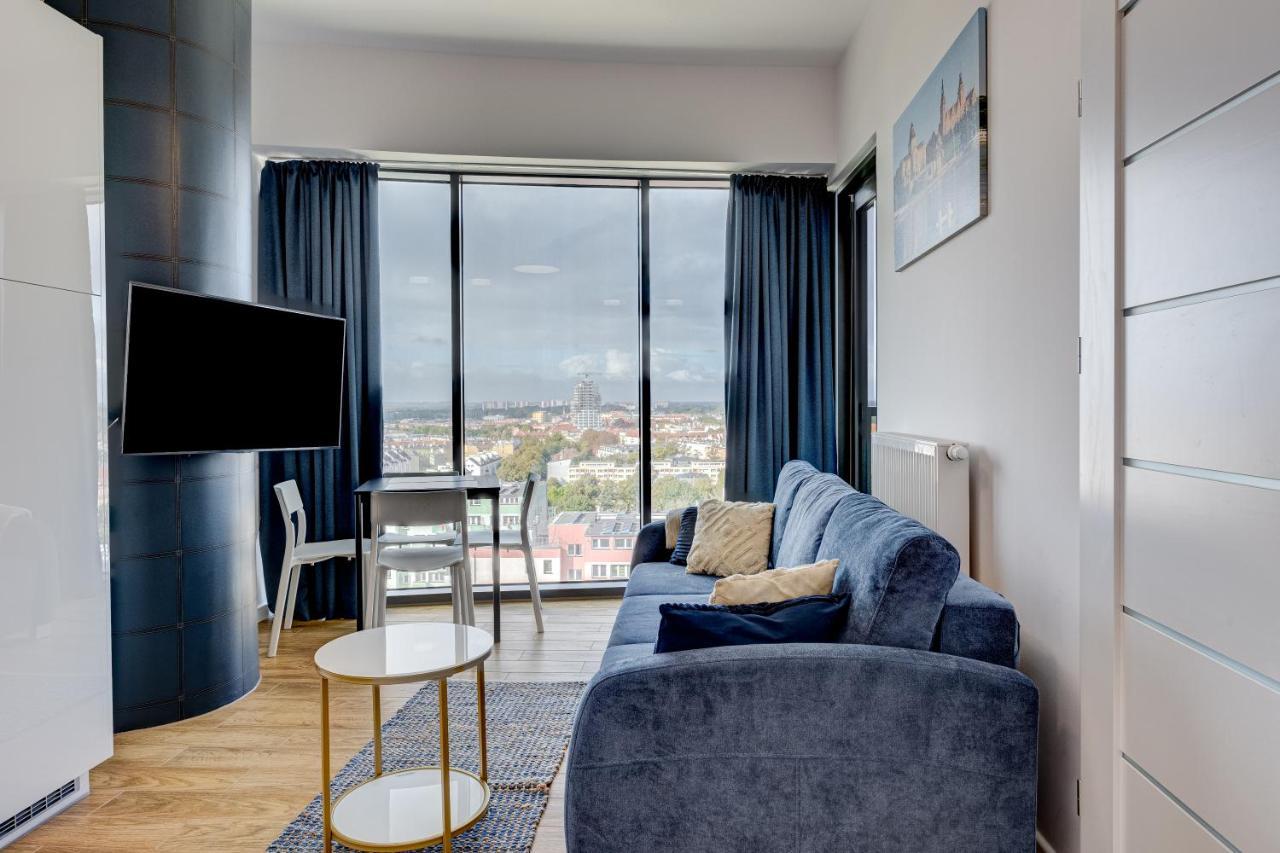 Aleda Tower, 14 Floor, Balkon Leilighet Szczecin Eksteriør bilde