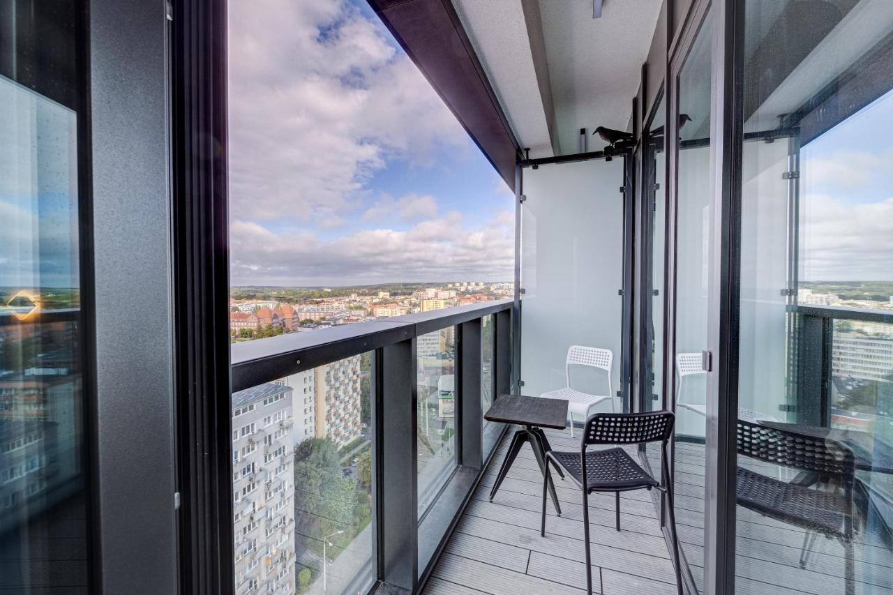 Aleda Tower, 14 Floor, Balkon Leilighet Szczecin Eksteriør bilde